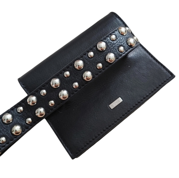 Scotch & Soda Maison Scotch Leather Heart Studded Belt Bag - Picture 13 of 16